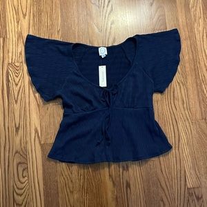 Blue Rain Francesca’s top